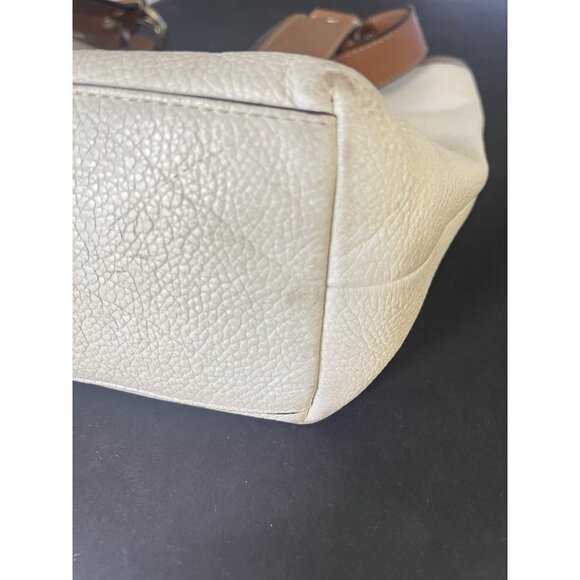 COACH Penelope Cream Pebbled Leather Tote Satchel Shoulder Bag Purse READ - Picture 11 of 16